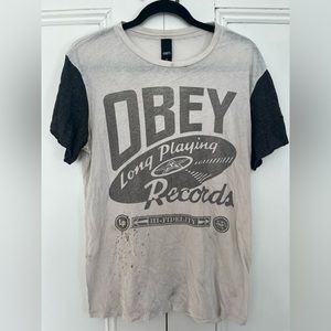 Distressed Obey Tee